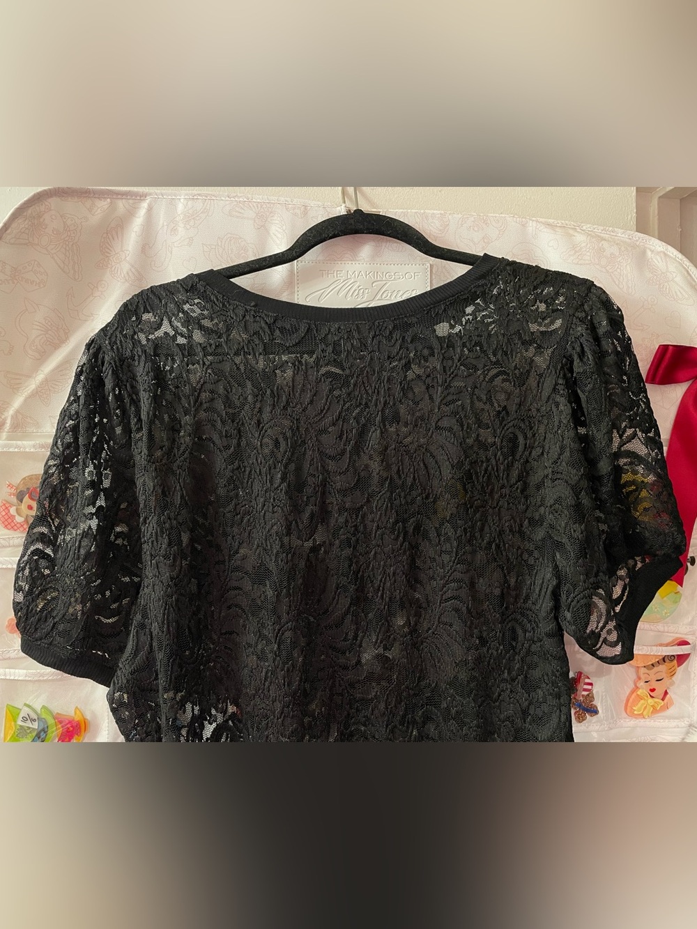 NWOT Torrid black lace top - Picture 11 of 14
